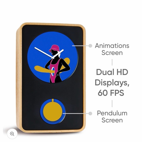 Wooden Animation Clock - Picture 3 of 8